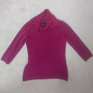 3/4  sleeve cowl neck sweater,